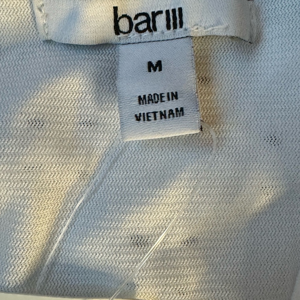 Bar III White Eyelet Ruffle Hem Midi Sundress – Sleeveless – Size M - Picture 5 of 5